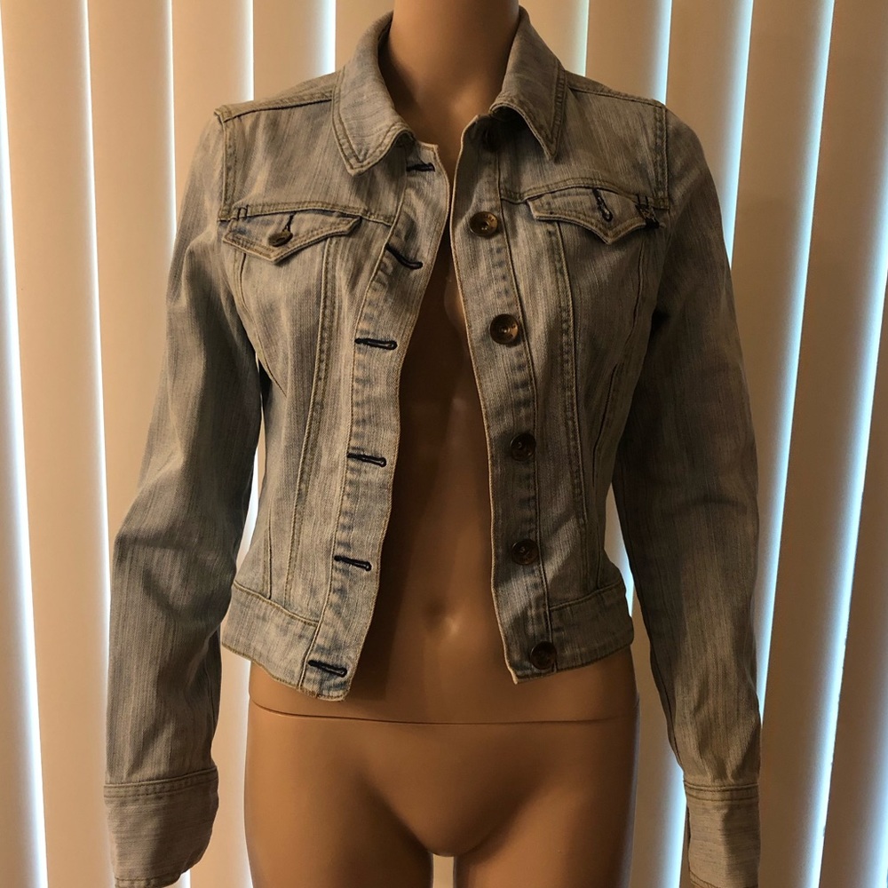 DKNY Denim Jacket Blue Sz Medium